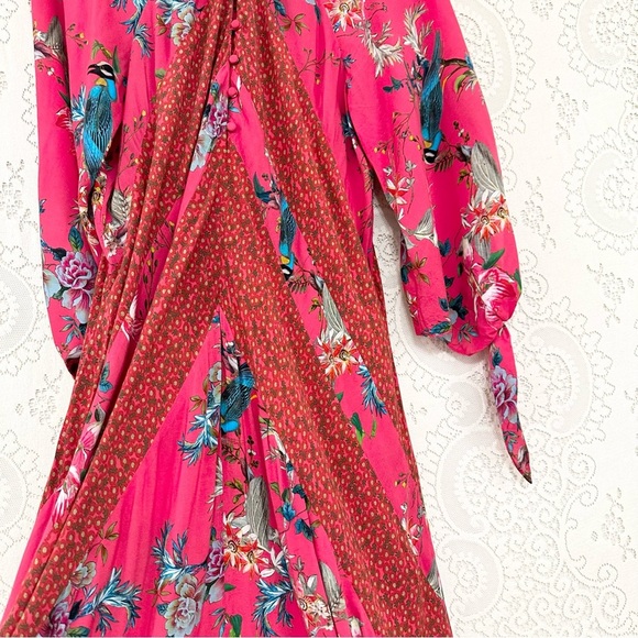 Johnny Was Malakye Paneled Maxi Cover Up Dress - Picture 5 of 16